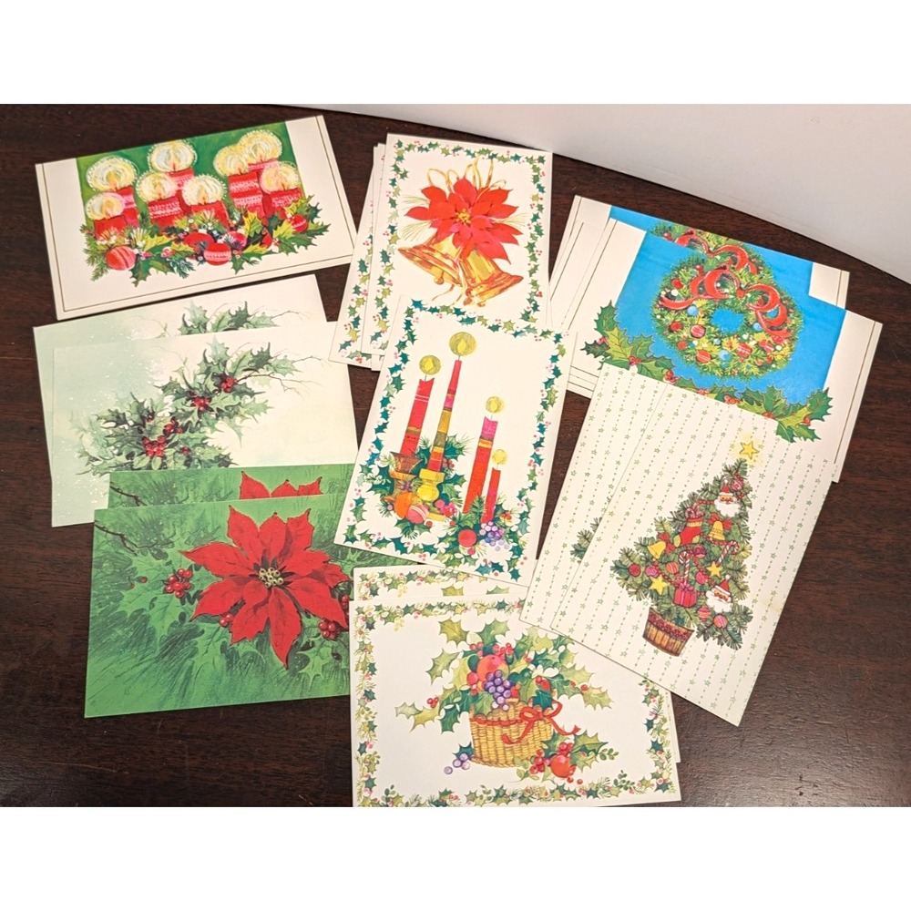 Vintage Spanish Christmas Greeting Card Ephemera Lot Success Brooklyn NY Unused